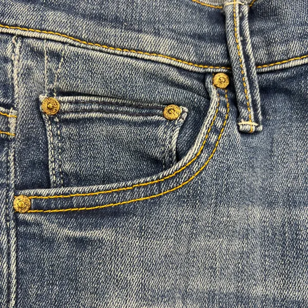 MOTHER Insider Crop Step Fray Jeans Not Rough Enough Wash Stretch Denim Size 25 - Image 7