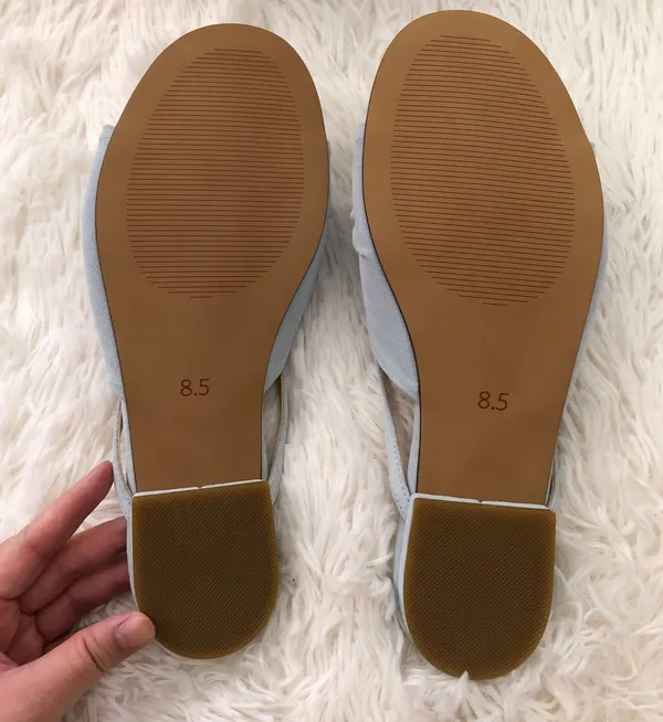 NIB For Love and Lemons x Marais bow slide sandals in blue - Image 2