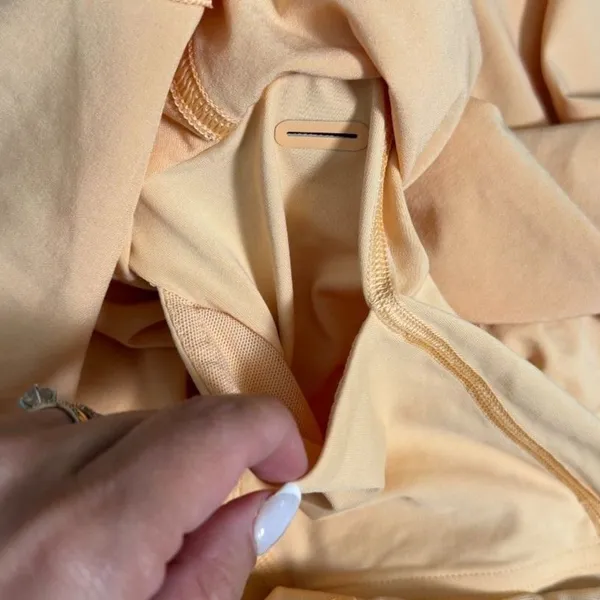 Lululemon Tiered Pleated Skort Rock Melon Peach High Rise Athletic Flowy Prep 6 - Image 2