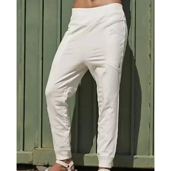 Free People Movement Windy River Legging / Jogger Reflective Ivory White M C1 - Image 3