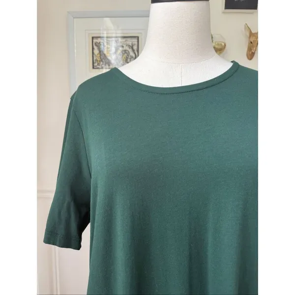 Universal Standard Tshirt Dress Pockets Emerald Green XS 12 10 - Image 3