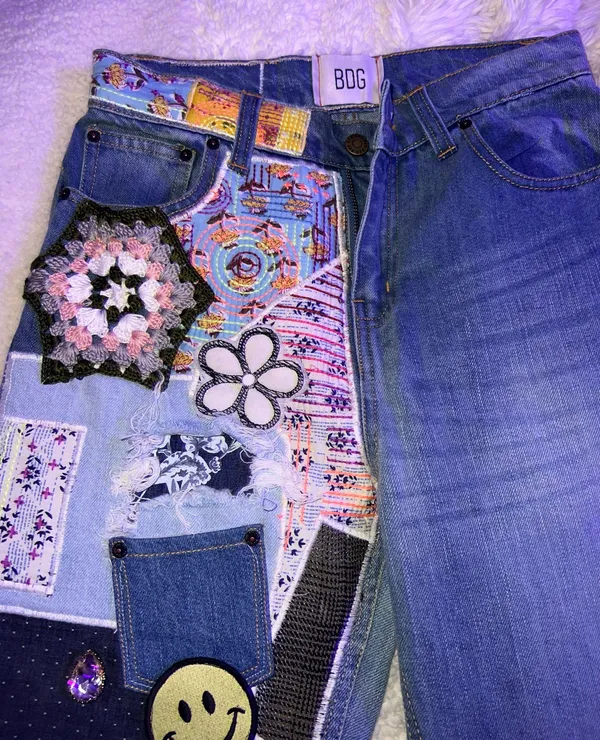 urban Patchwork Jeans - Image 2