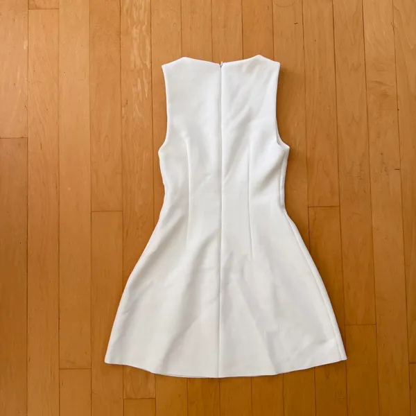Princess Polly Anse high neck white flared mini dress  - Image 3