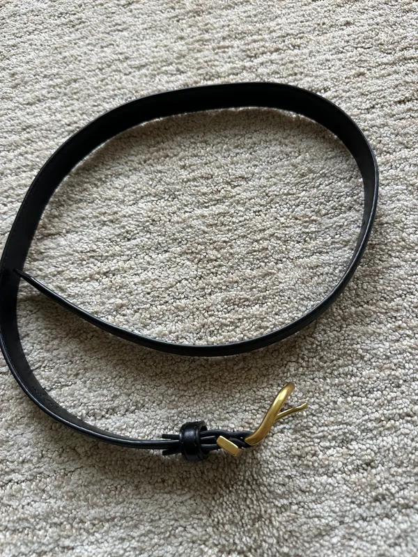 Princess Polly Black Belt Gold buckle - Image 2