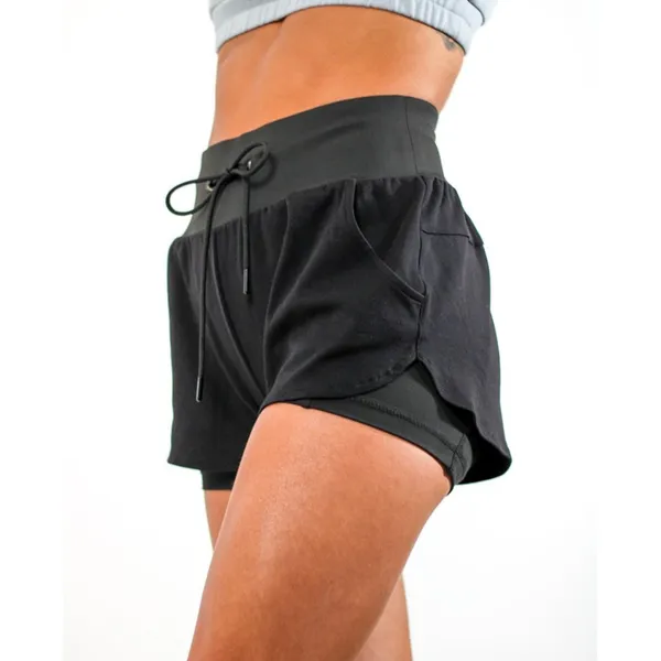 Iron Pulse Layered Shorts Black - Image 2