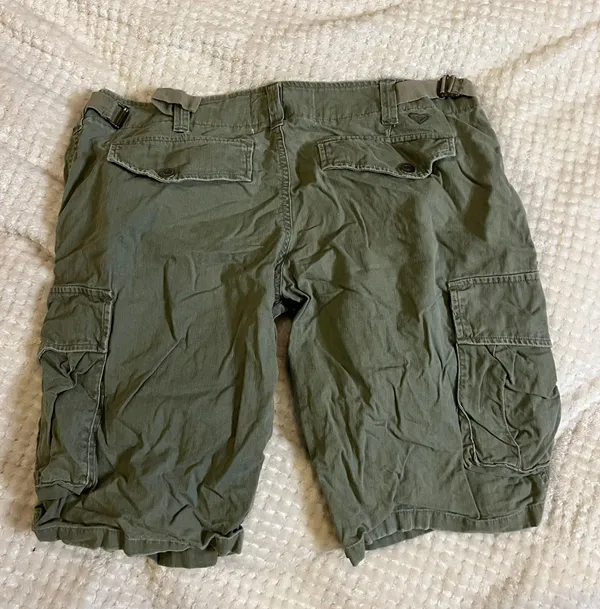 Roxy 13 Green Utility Bermuda Shorts - Image 2