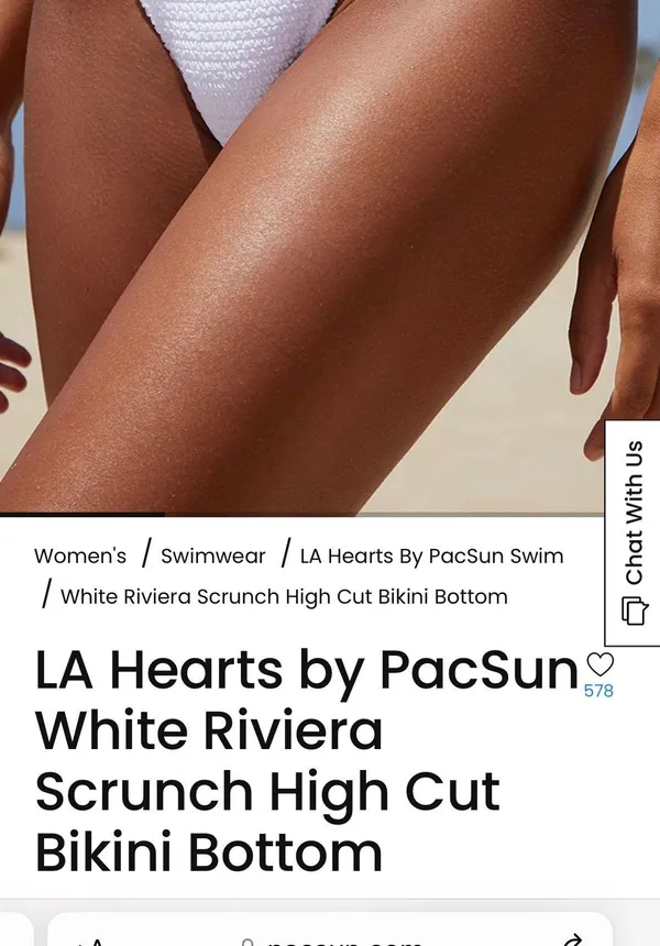 LA Hearts Scrunch Bikini Bottoms - Image 2
