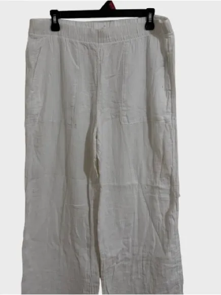 NWOT GAP White Elastic-Waist Casual Pants - Image 2