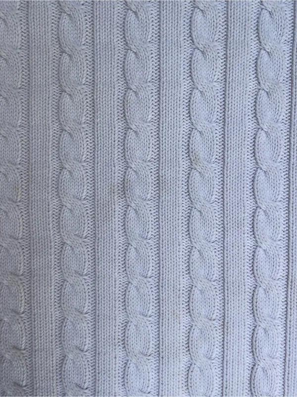 L.L.Bean Classic Cable Knit Turtleneck Sweater Ivory preppy nautical coastal XL - Image 9