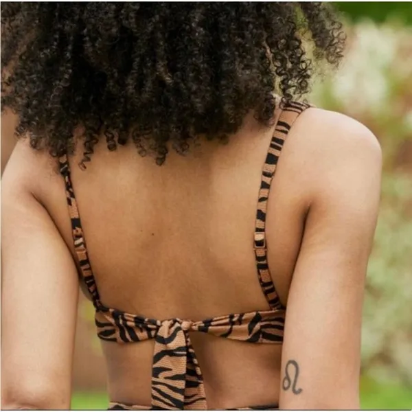 Aerie Pique Animal Print Bikini Small - Image 3