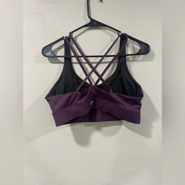 ZYIA Purple Sports Bra - Image 4