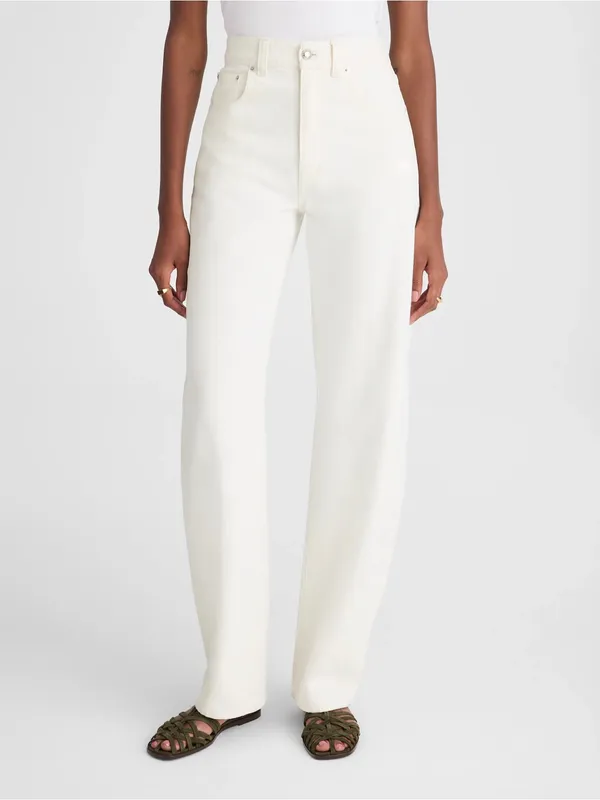 Madewell The Balloon Jean White Barrel Leg Jeans Baggy‎ NWT Size 24 (US 00) - Image 10
