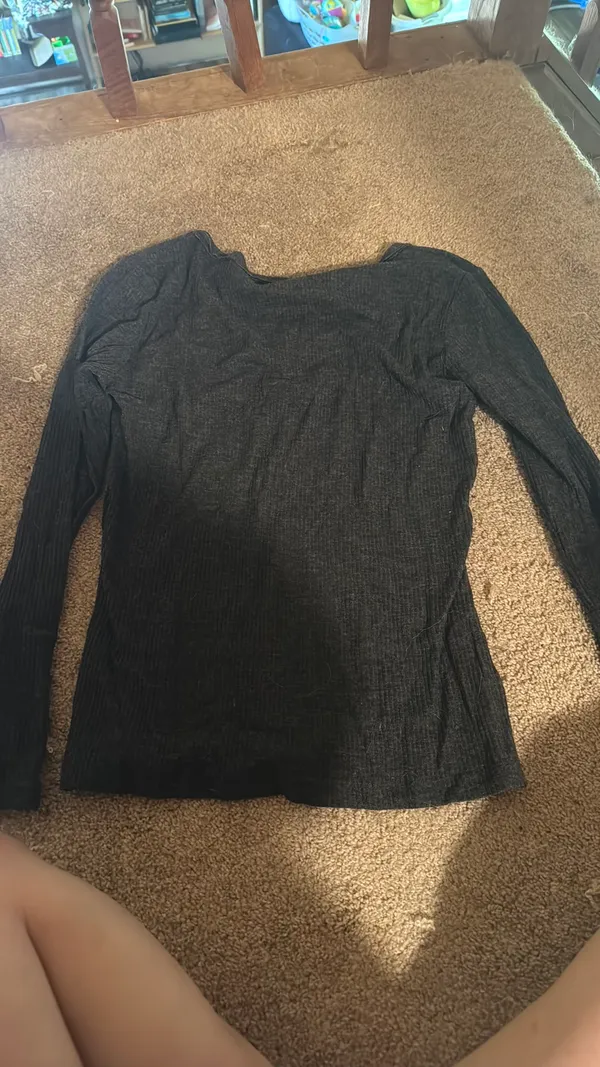 Grey long sleeve shirt Gray - Image 2