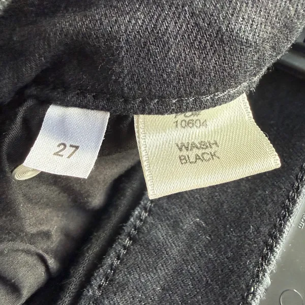 Reformation sz 27 Jeans Black Skinny High‎ Rise Denim Pants Boho Casual - Image 5