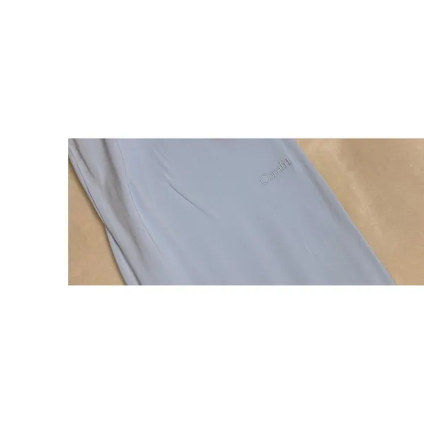 NWOT Comfrt Luna Lounge Pants XL Sky Baby Blue Wide‎ Straight Leg Drawstring - Image 5