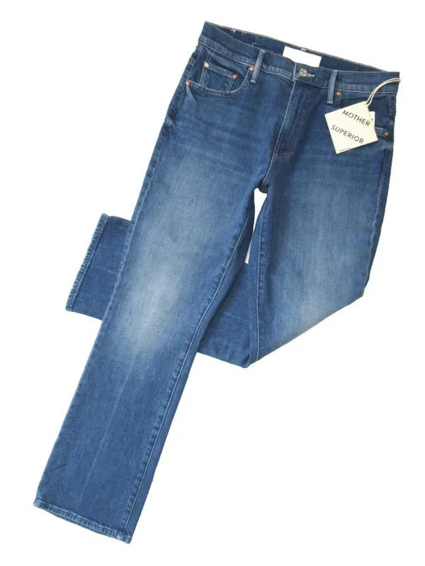 NWT Mother Superior Insider Ankle in Get Two Birds Stoned Crop Bootcut Jeans 28 - Image 4