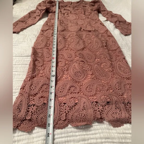 Little Mistress At First Blush Midi Dress - NWT - Size 8 - Image 15