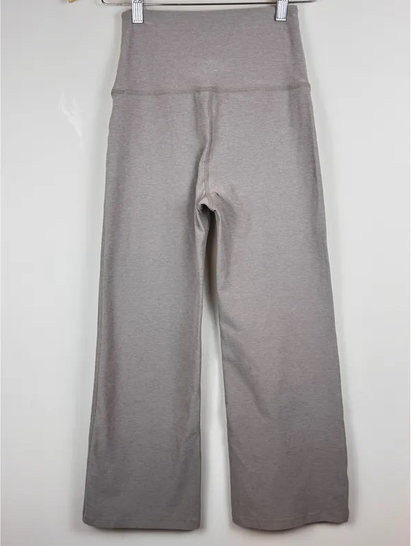 Beyond Yoga High Waisted Wide Leg Cropped Pants Oatmeal Beige Size M - Image 6
