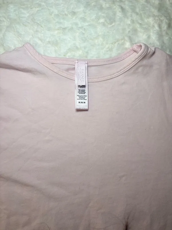 SKIMS Long Sleeve Tee in Light Pink - Image 2