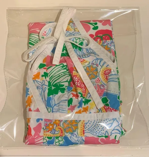 Lilly Pulitzer Vintage  Patchwork Print Halter Dress Size 4 - Image 10