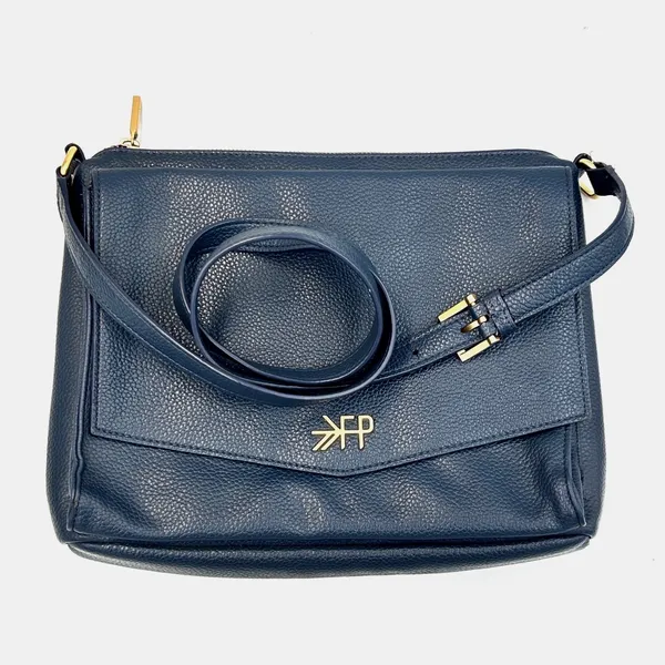 Freshly Picked Crossbody Bag Vegan Leather Shoulder Purse Diaper Bag‎ Blue - Image 2