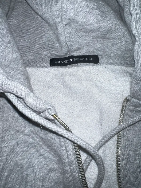 Brandy Melville Christy Zip Up Hoodie - Image 5