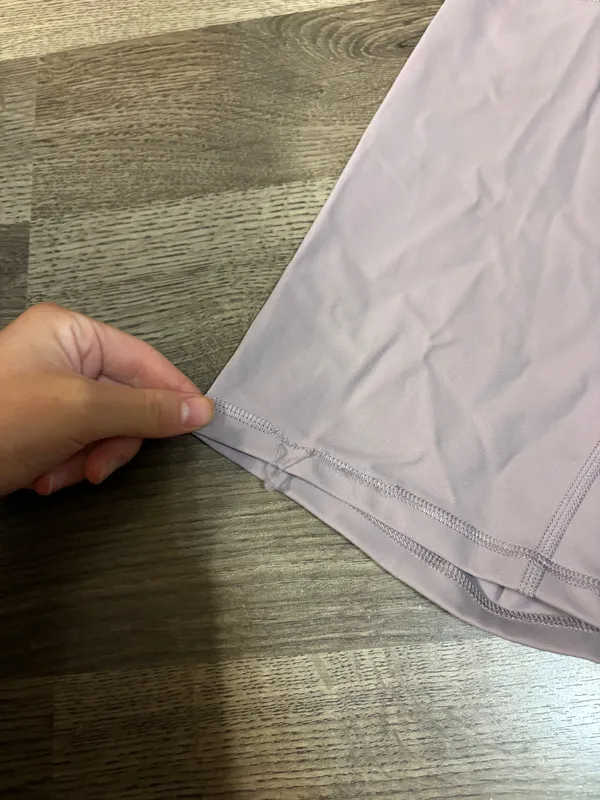 Light purple seamless biker shorts - Image 2