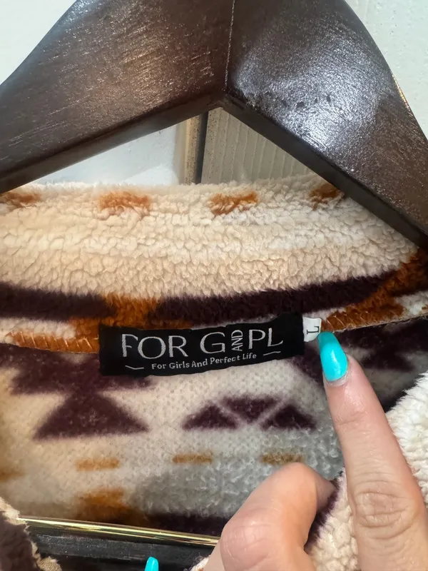 For Girls and Perfect Life Fleece Zip Up - Image 3