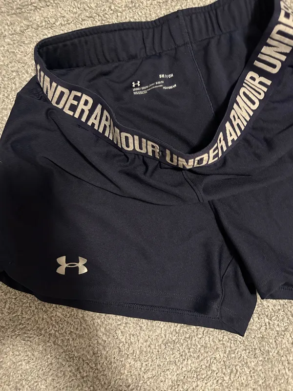 Dark Blue Under Armour Shorts - Image 2