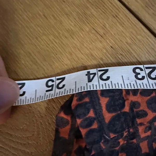 Anthropologie Hei Hei kiri kiti pants orange black medium pull on - Image 11