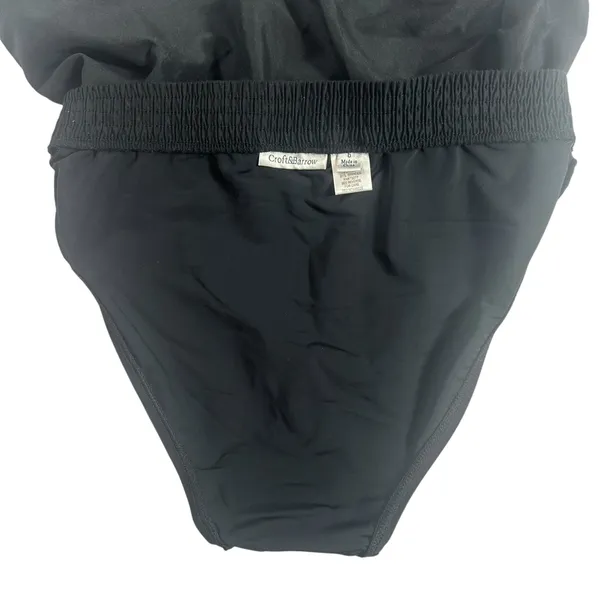 Croft & Barrow Black Swim Skirt Bottom with Built In Brief Size 6 - Image 4