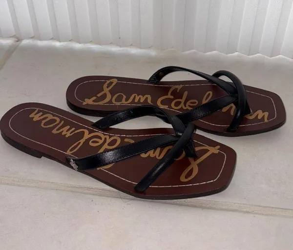 Sam Edelman Sandals Leather Black - Image 2