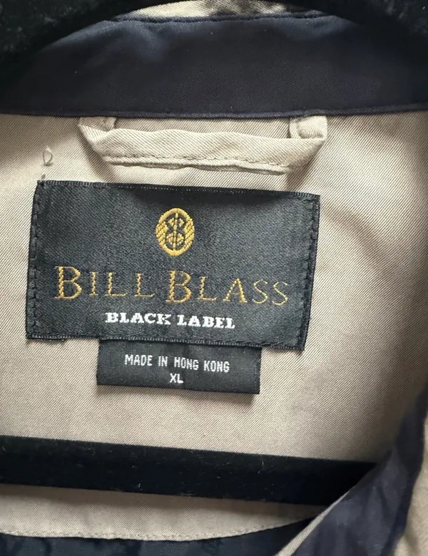 Vintage Bill Blass Black Label Tan Windbreaker XL - Image 3