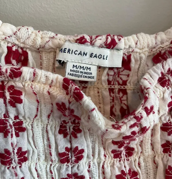 American Eagle Floral Tank Top - Image 5