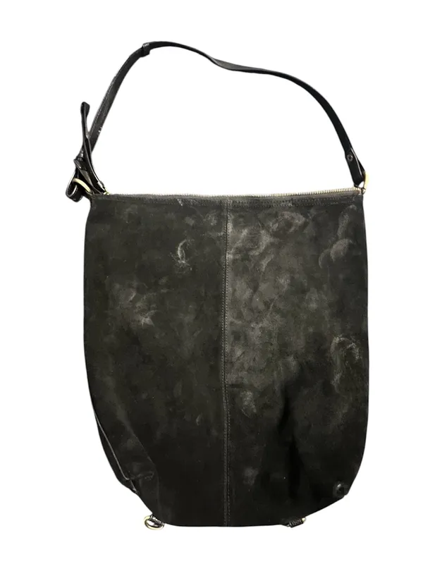 Kimchi Blue Urban Outfitters Leather Bag Black Suede Purse Handbag Retired - Image 3