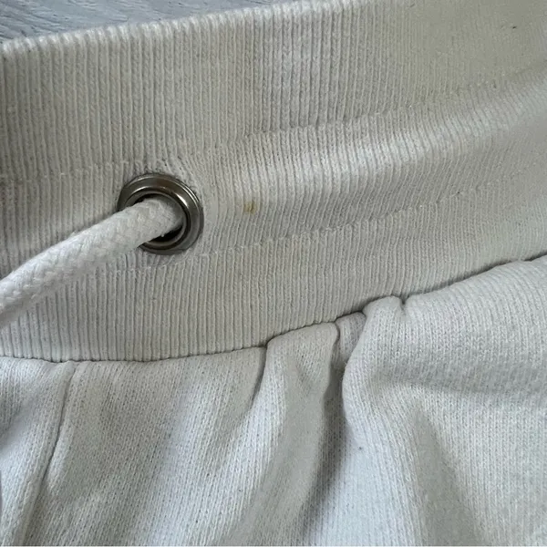Champion White Reverse Weave Sweat Shorts Size Large Fleece - Image 9