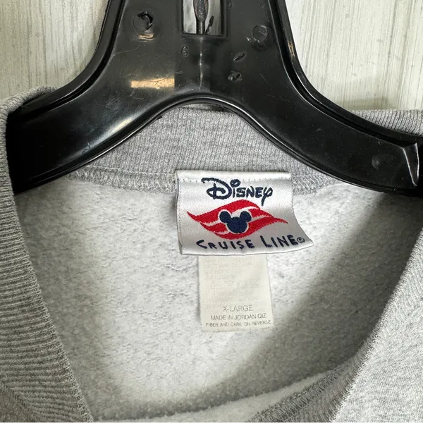 STAINED Vintage Disney Cruise Line Crewneck Sweatshirt Character Signatures XL - Image 6