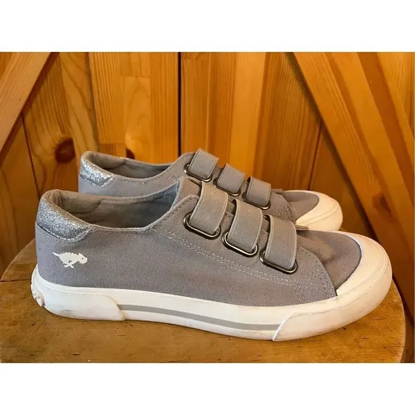 Rocket Dog Jamaica Cloud 9 Women’s Gray Fabric Trainers Size 7 - Image 3