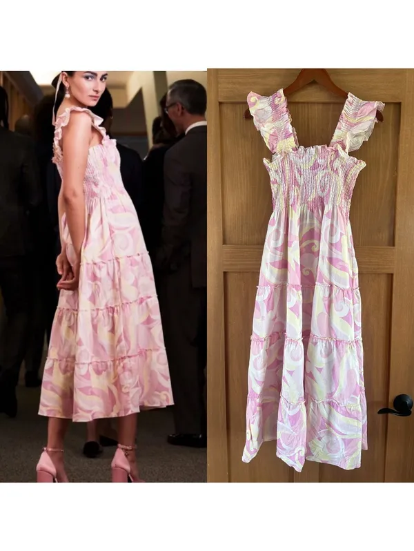 Hill House Home The Ellie Nap Dress in Pink Candy Kaleidoscope Women’s size XS - Image 2