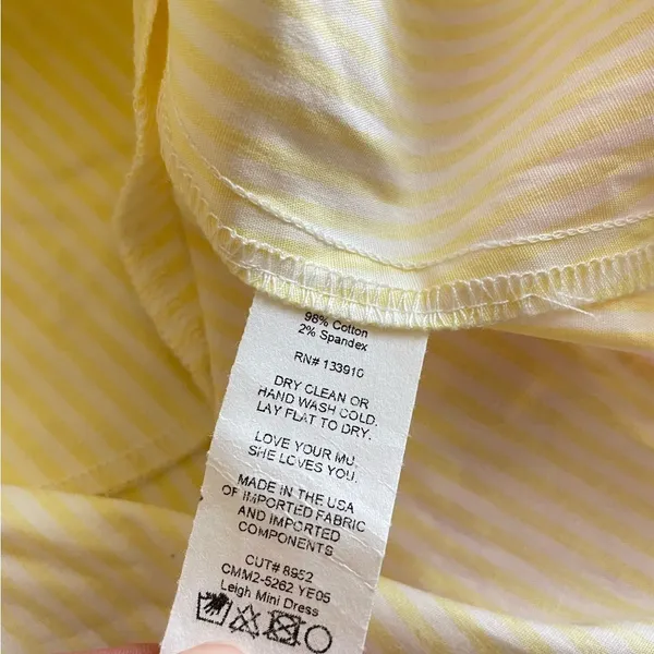 Show Me Your Mumu Sunshine Yellow Puff Sleeve Leigh Mini Dress Small NEW - Image 5