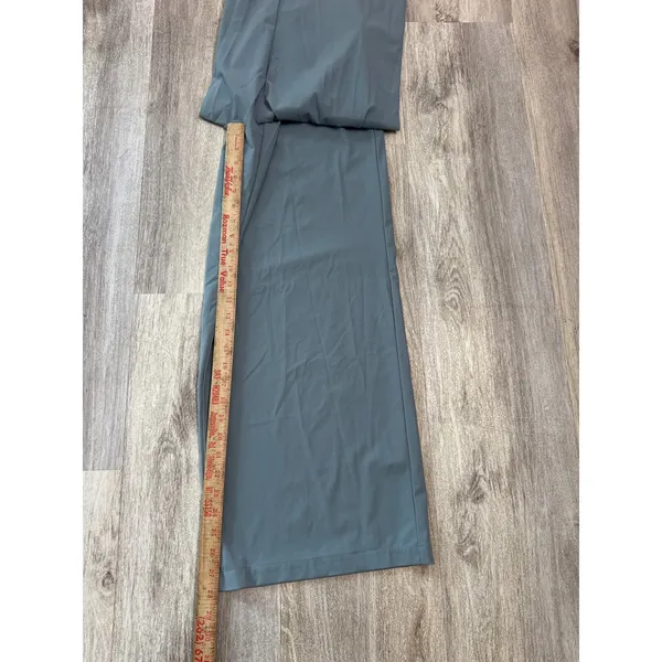 Athleta Womens Wide Leg Pleated Trousers Blue Gray Size 8 Stretch Travel Pants - Image 7