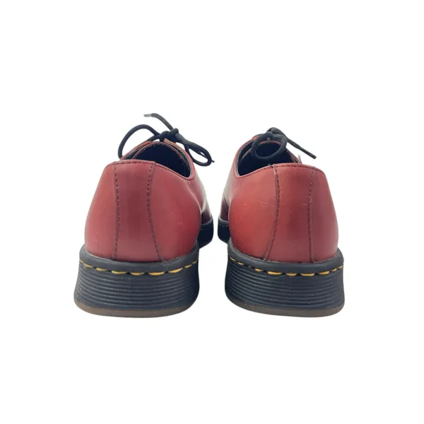 Dr. Martens Airwair Cavendish Red Leather Lace Up Almond Toe Oxford Shoes Size 7 - Image 3
