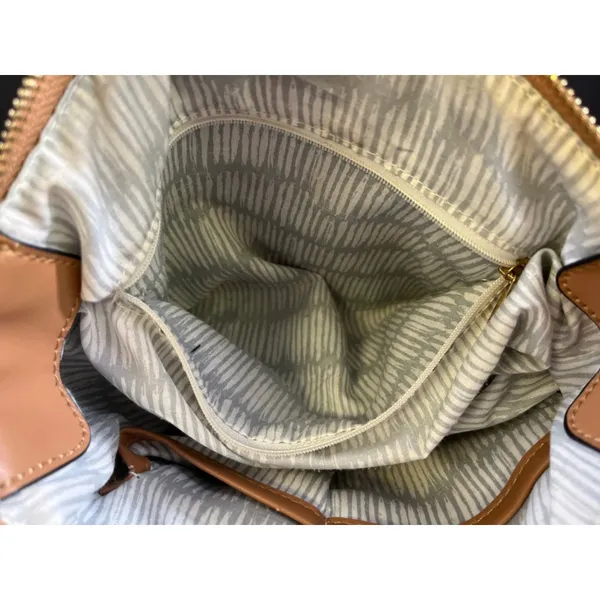 Vintage Womens Tan 3 Way Convertible Bag SKU 6408 - Image 6