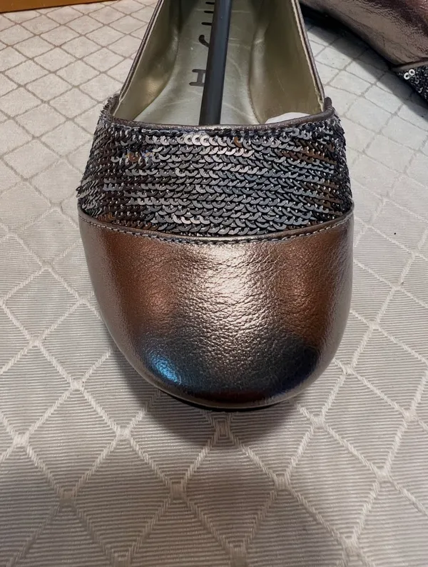 Unisa Unboni Pewter Multi Leather Unisa ballet flats size 7.5M - Image 2
