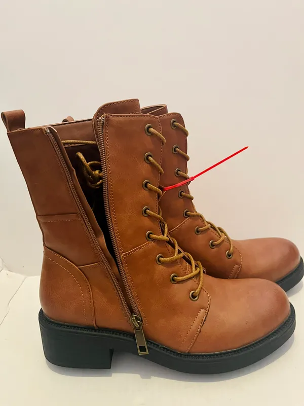 Allot Women’s Mid Calf Military Combat Boots - Image 4