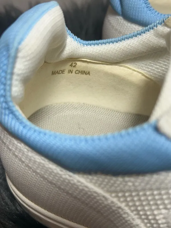 VIVAIA Unisex Casual Sneakers (V Prime) Canvas Low-Top with Light Blue SZ 42 - Image 11