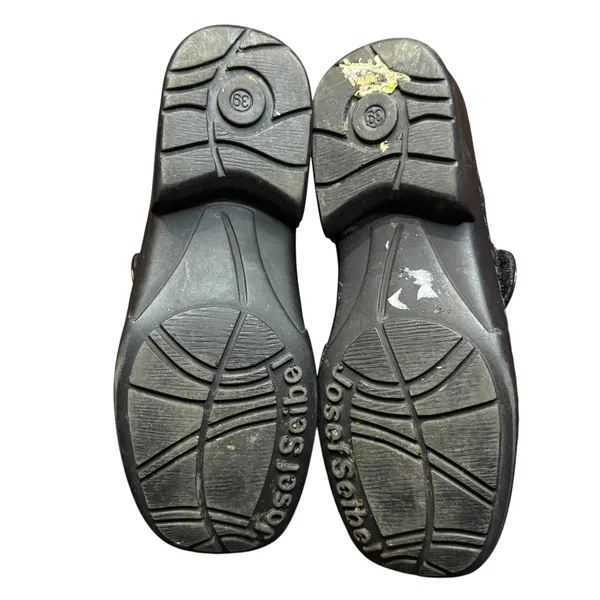 Josef Seibel Shoes Womens Size 8 Black Leather Mary Jane Slip On Comfort Walking - Image 8