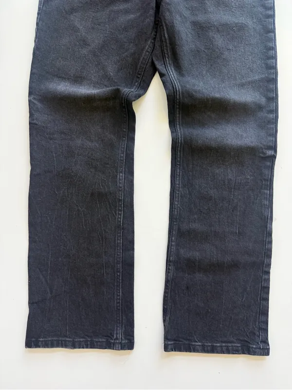 Zara Black High Waisted Straight Legged Jeans size 8 - Image 3