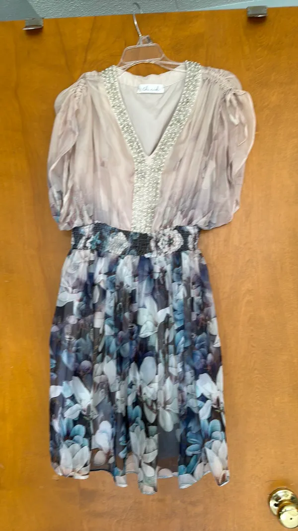 Chicwish Dress Floral mini M - Image 2