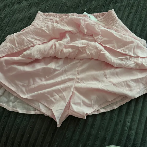 Hollister Pink Ultra High Rise Mini Skirt - Image 4